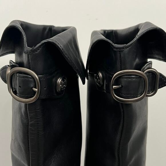 COACH BENITA BLACK SOFT LEATHER FLAT SOLE WOMEN'S TALL RIDING BOOTS SIZE 5 1/2 B - Picture 10 of 16